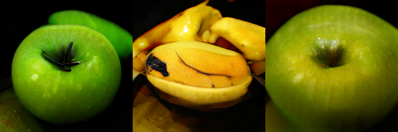 Apple and Banana interpolation