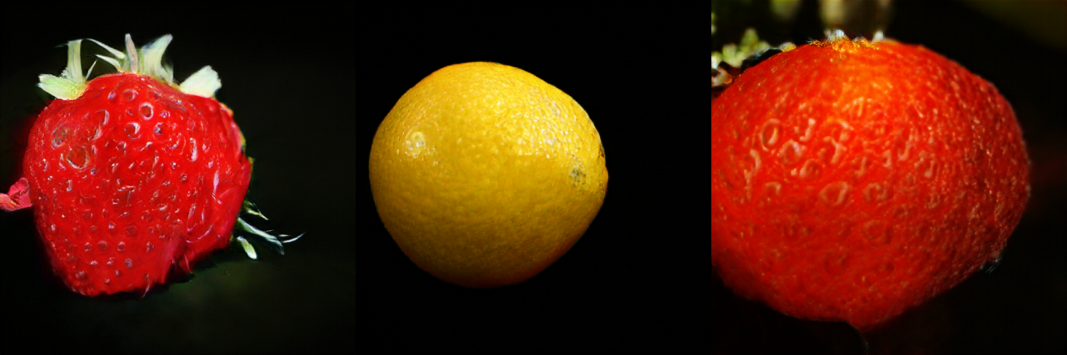 Strawberry and Lemon interpolation